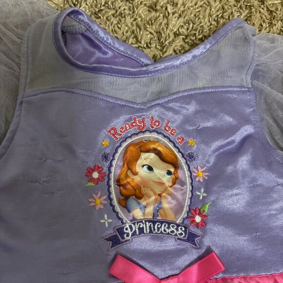 Disney Princess Nightgown 4T Sofia The First Purple Tulle Ready To Be a Princess - Picture 2 of 3